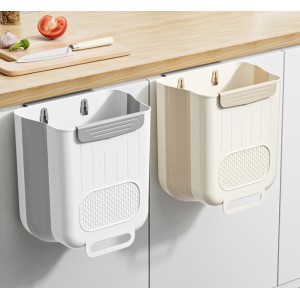 可折叠垃圾桶家用免打孔壁挂式厨房垃圾桶大口径容量多功能垃圾桶
